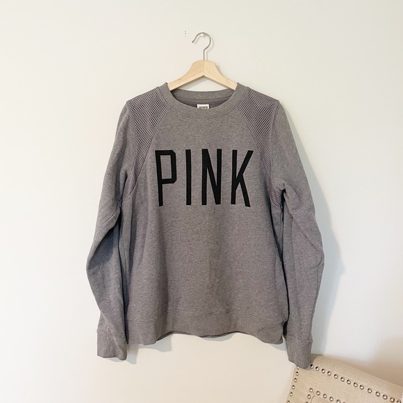 Victoria’s Secret PINK • Gray Crewneck Sweatshirt - Picture 1 of 5